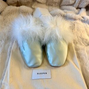 Sleeper Mint ‘Manon’ Mules - 39